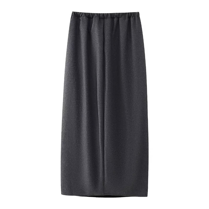 Fashion Black Polyester Pleated Skirt,Skirts