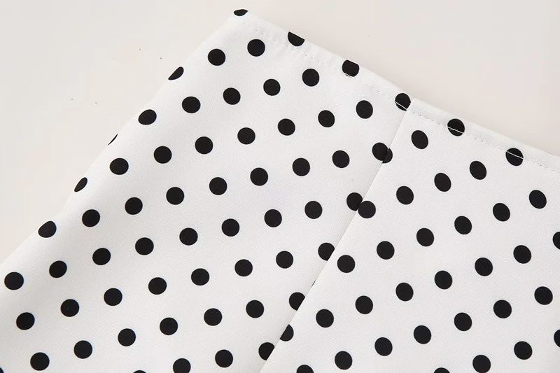 Fashion Print Color Polyester Polka Dot Skirt,Skirts