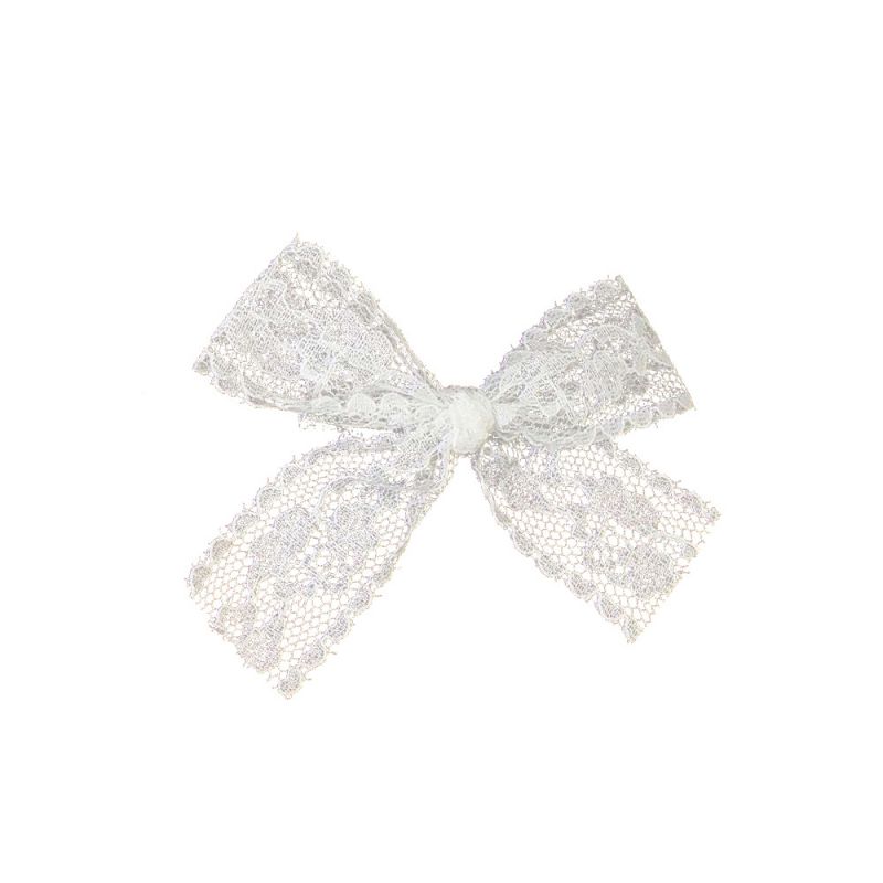 Fashion White Lace Bow Hairpin,Hairpins