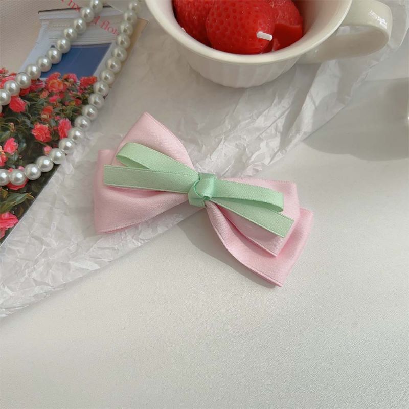 Fashion Off White Bow Hairpin,Hairpins