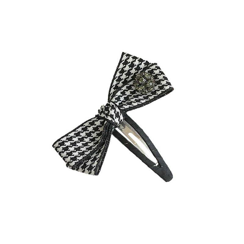 Fashion Striped Model Striped Bow Hairpin,Hairpins