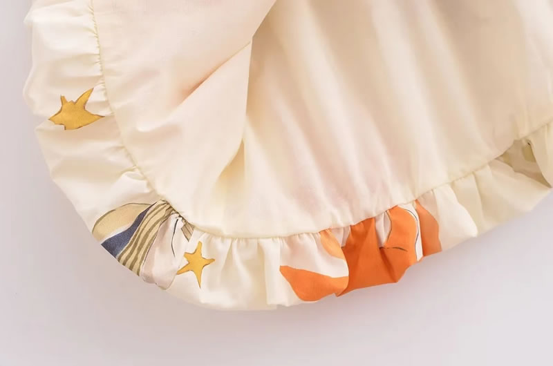 Fashion Color Woven Printed Slip Skirt,Mini & Short Dresses