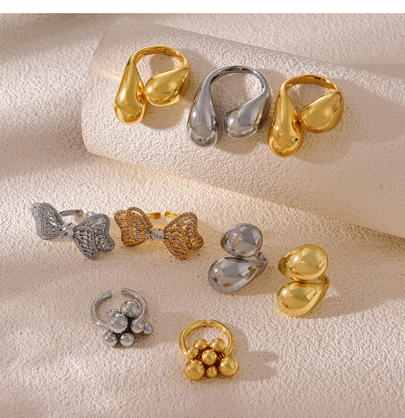 Fashion Silver 10 Copper Geometric Ring,Rings
