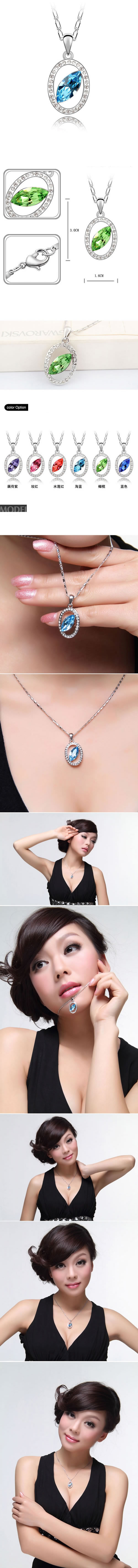 Foldable sea Blue Deepp Sea Star Crystal Crystal Necklaces,Crystal Necklaces
