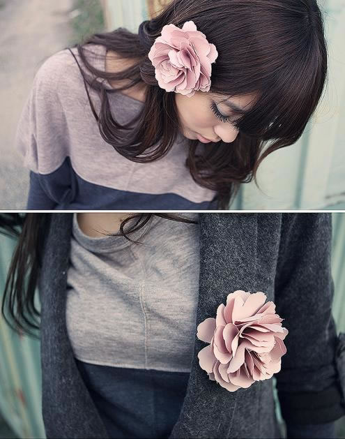 2013 Pink Elegant Fashion Flower Design,Hairpins