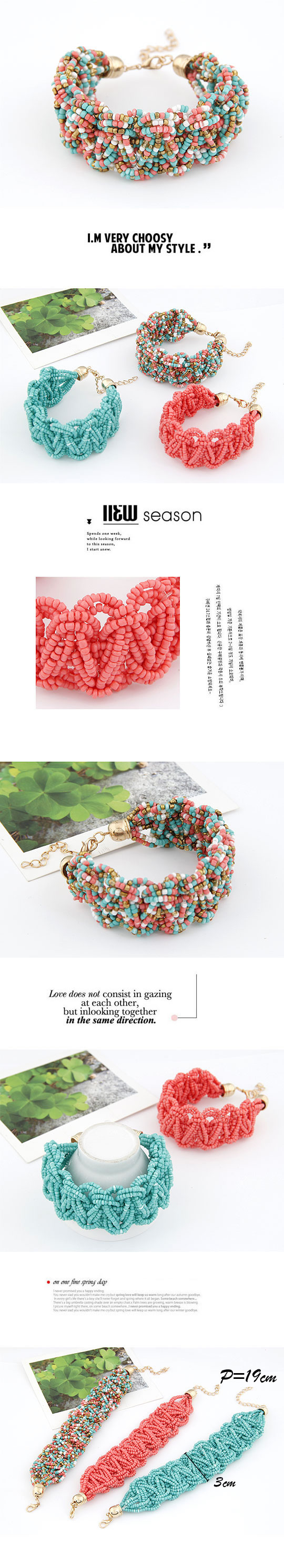 Pregnancy Multicolour Weave Design,Fashion Bracelets