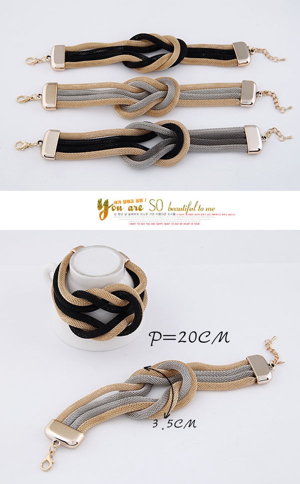 Cheap Picture Color Simple Chain Weave Design,Fashion Bracelets