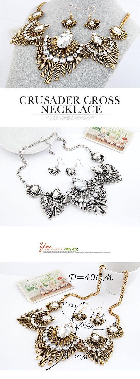 Bead Silver Feather Shape Design,Jewelry Sets