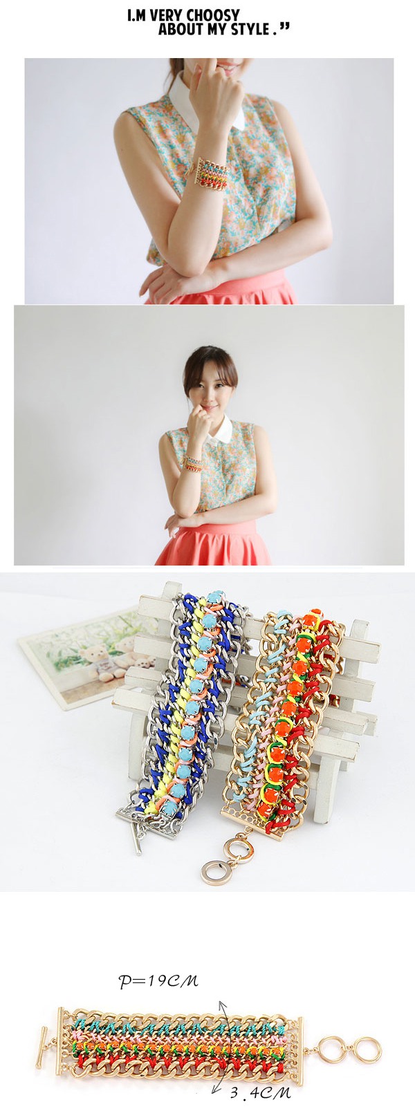 Toddler Multicolor Multilayer Weaving Wide Design Alloy Fashion Bracelets,Fashion Bracelets