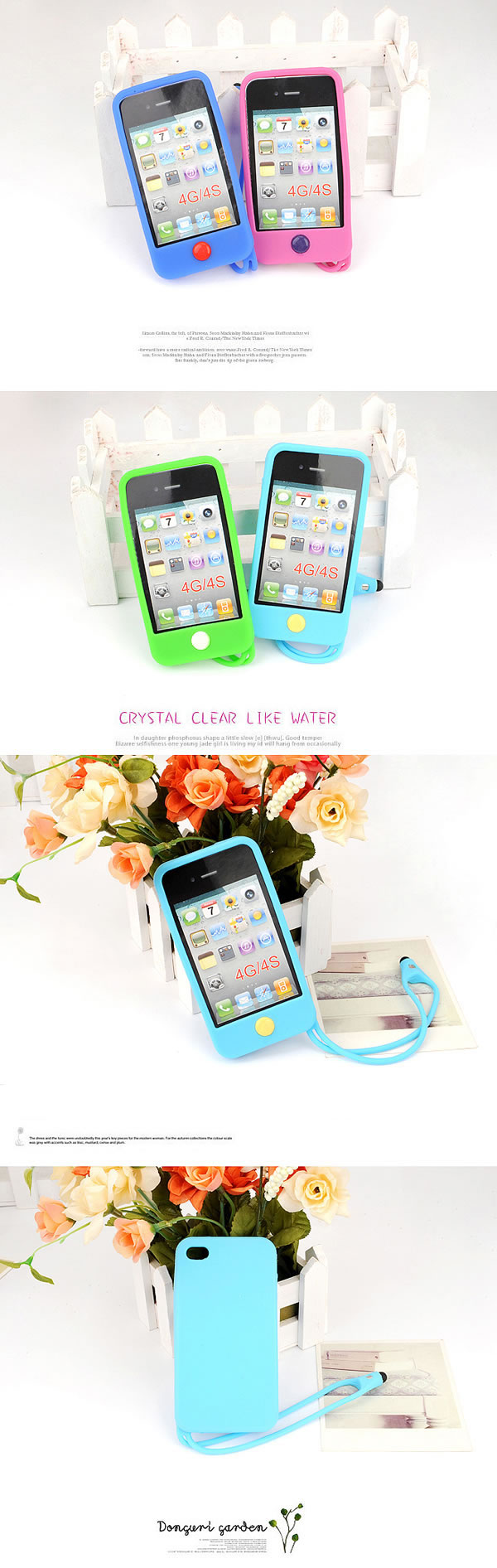 Nautical dark Blue Simple Design Silicon Iphone 4 4s,Iphone 4/4s