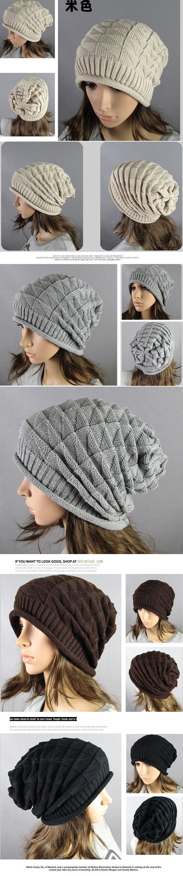 Arrowhead Coffee Earmuffs,Knitting Wool Hats