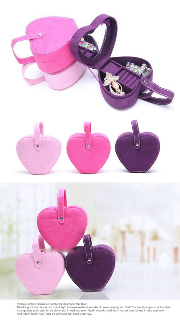 Preppy Purple Heart Shape Design,Beads
