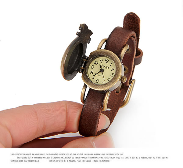 Religious Black Pu Leather PU Fashion Watches,Ladies Watches