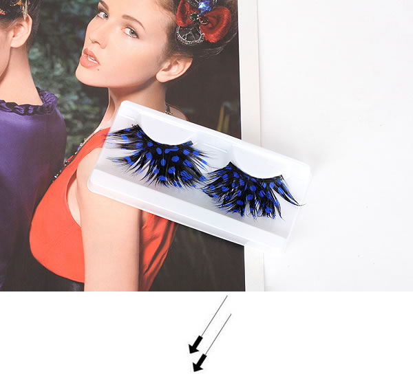 Gorgeous Blue Personality Design,Eyelash&Eye Paste