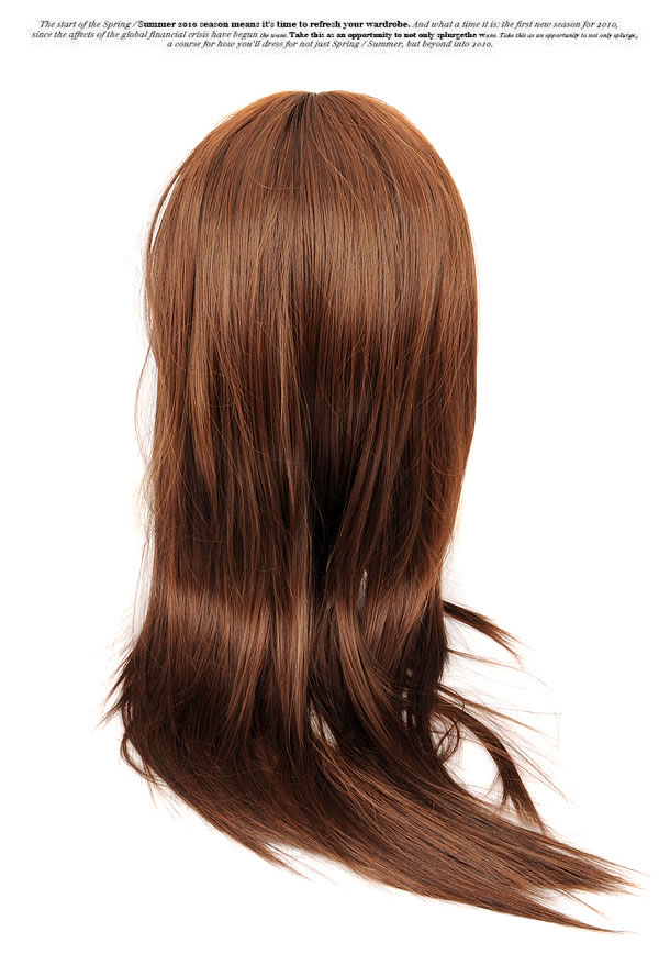 Reflective Nature Black Full Bangs In Long Straight High-Temp Fiber Wigs,Wigs