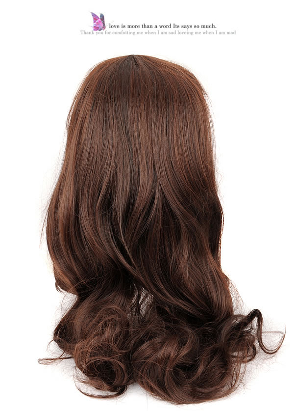 Spiritual Light Brown Long Curly Design,Wigs