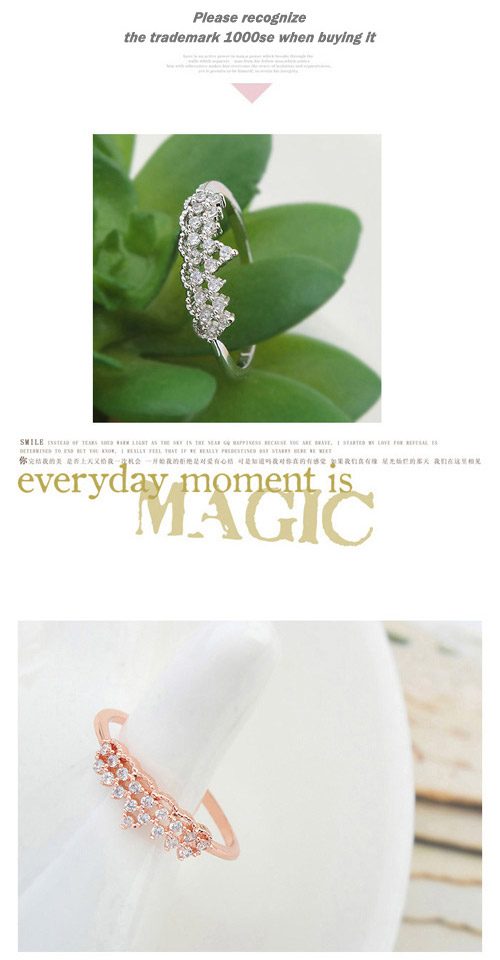 Nameplate White Crown Shape Decorated Simple Design,Crystal Rings