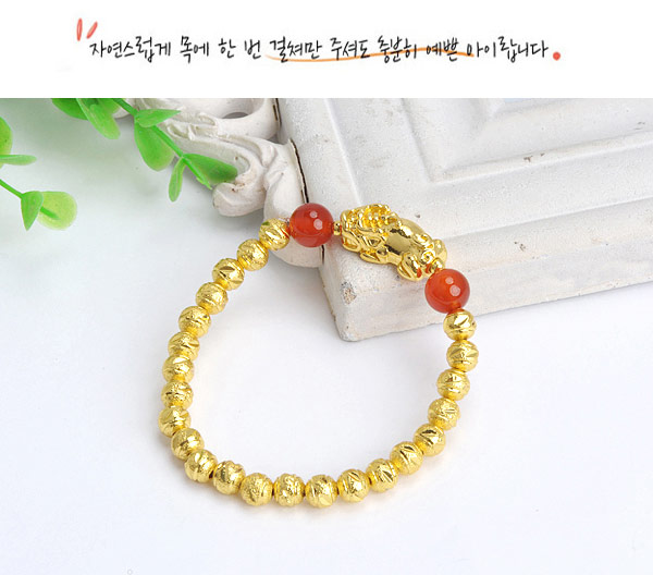 noble Red Beads Decorated Brave Troops Shape Design,Fashion Bracelets
