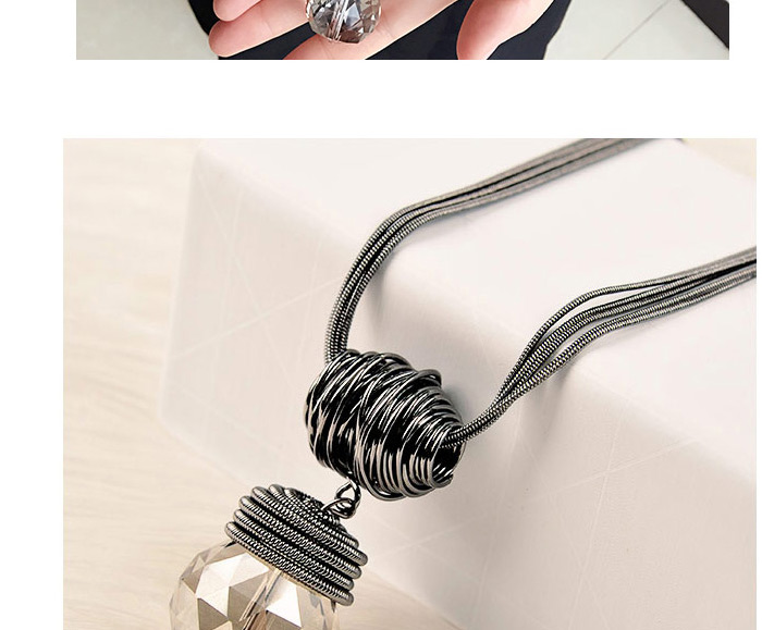 Exquisite Silver Color Bulb Shape Pendant Decorated Simple Design,Chains