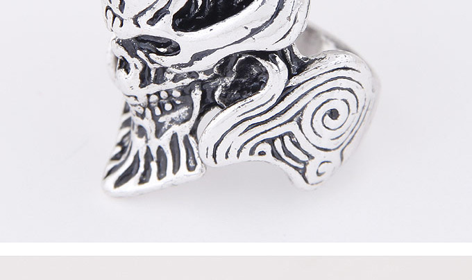 Retro Anti-silver Color Transformers Shape Decorated Simple Design  Alloy Korean Rings,Fashion Rings