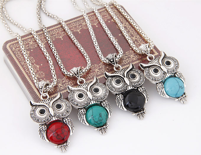 Temperament Red Owl Shape Decorated Simple Design,Jewelry Sets