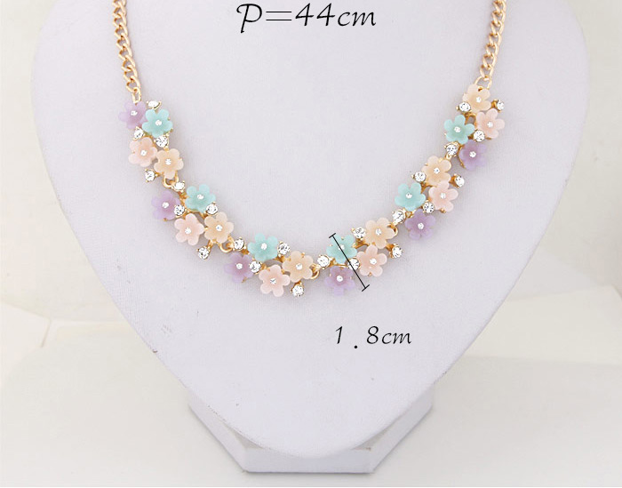 Sweet Multicolor Flower Shape Decorated Simple Design,Chains