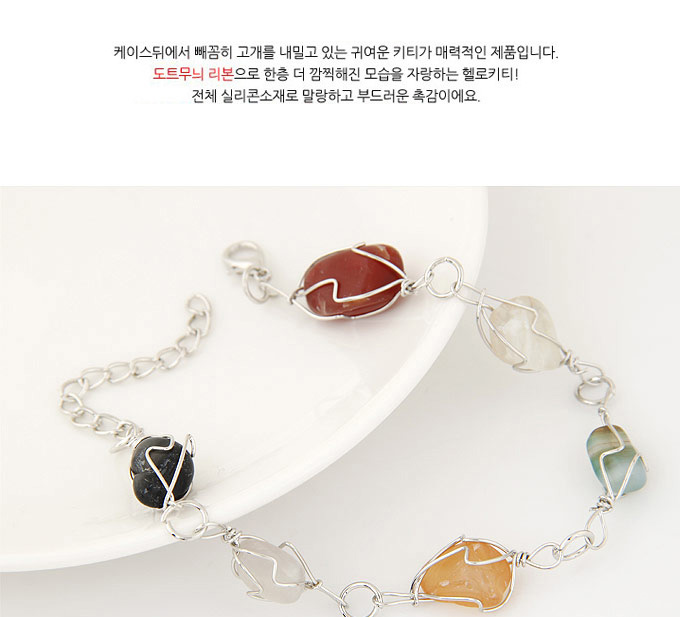 Personality Multicolor Irregular Stone Decorated Hollow Out Design,Fashion Bracelets
