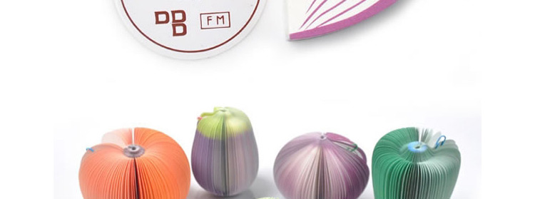 Fashion Purple Cartoon Onion Shape Simple Design,Scratch Pad/Sticky