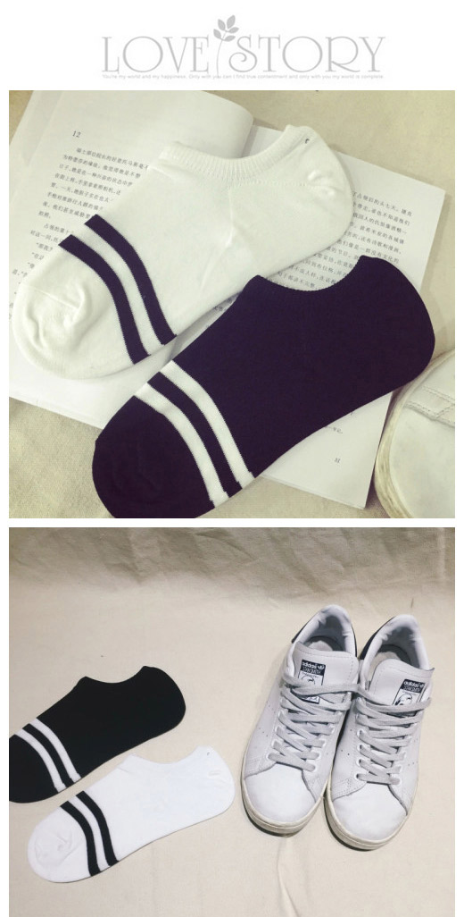 Parsimonious White Pure Color Simple Design Combed Cotton Fashion Socks ,Fashion Socks