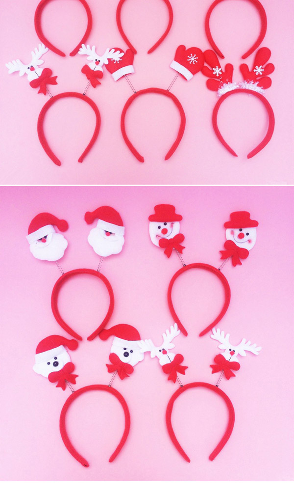 Lovely Red Santa Claus Shape Decorated Simple Design,Festival & Party Supplies