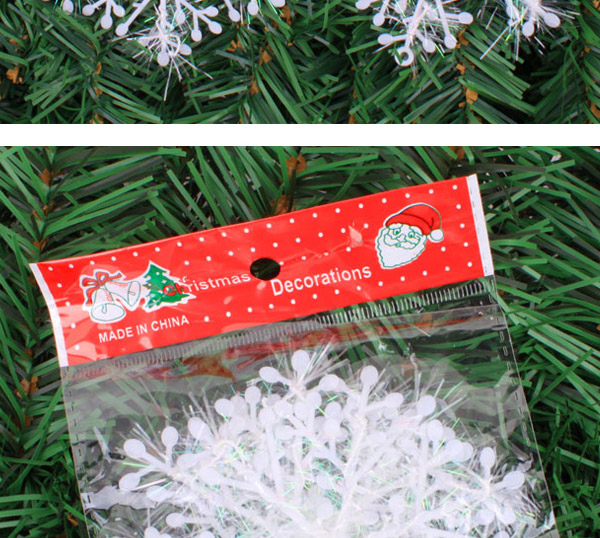 Lovely White Pure Color Snowflake Shape Design (3pcs),Festival & Party Supplies
