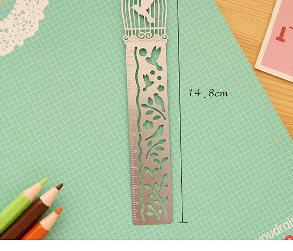 Personality Silver Color Birdcage Decorated Hollow Out Design,Other Creative Stationery