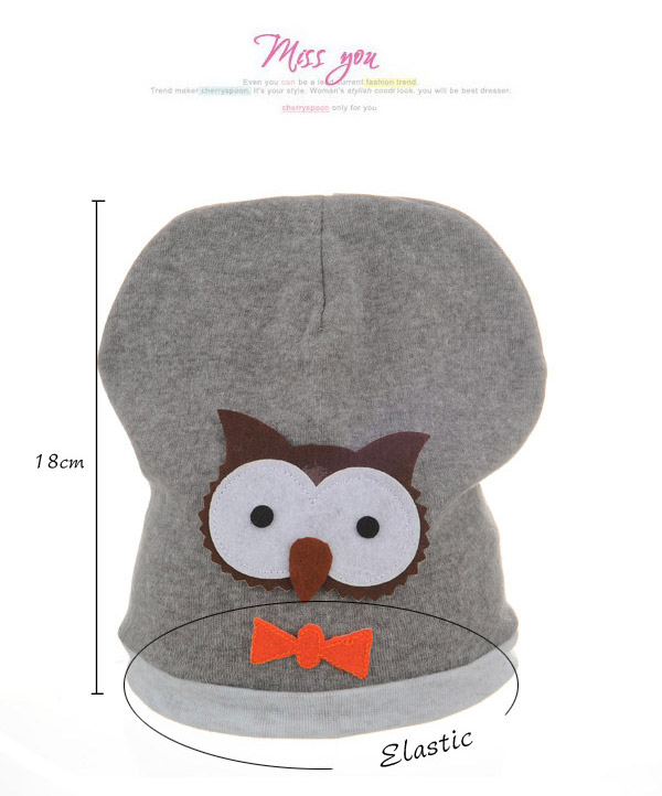 Lovely Gray Owl Pattern Decorated Simple Design,Children