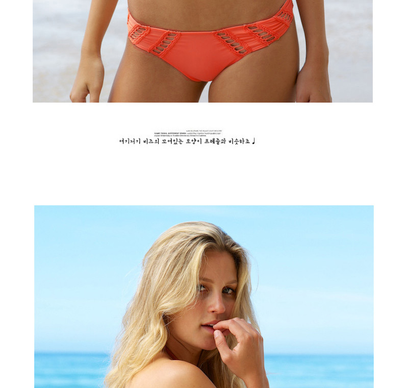 Sexy Orange Hollow Out Decorated Hammock Design,Bikini Sets
