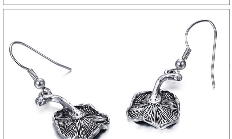 Personality Anti-silver Mushroon Pendant Decorated Simple Design  Alloy Fashion earrings,Drop Earrings
