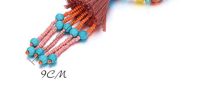 Fashion Multi-color Tassel Pendant Decorated Beads Chain Design  Alloy Fashion Bracelets,Fashion Bracelets