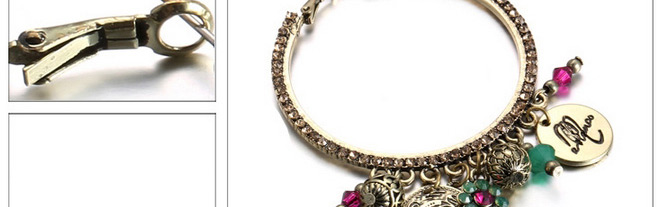 Vintage Bronze Multi-element Pendant Decorated Simple Design  Alloy Fashion earrings,Earrings set