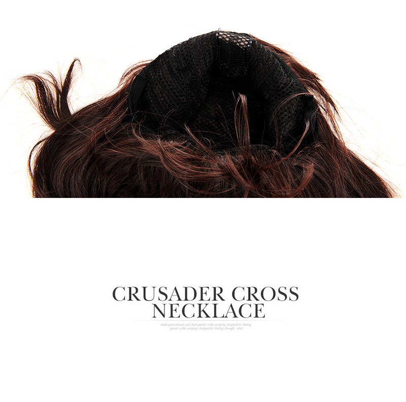 Fashion Dark Brown Tilted Bang Rinka Haircut Design,Wigs