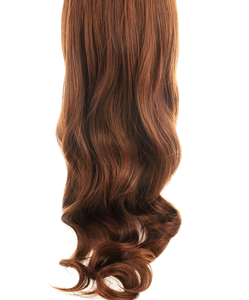 Fashion Light Brown Carve Long Curly Design,Wigs