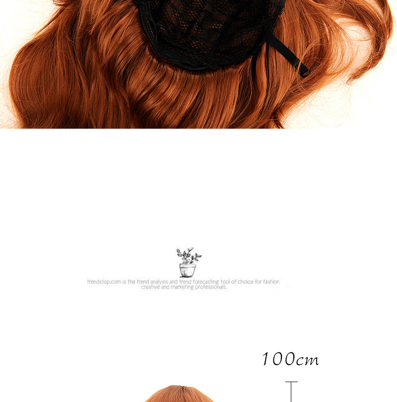 Fashion Linen Yellow Carve Long Curly Design,Wigs