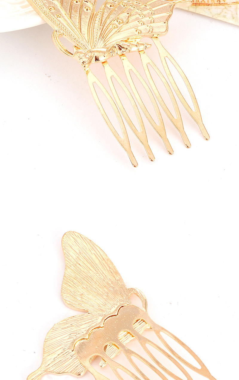 Fashion Gold Color Butterfly Shape Decorated Simple Design,Hairpins