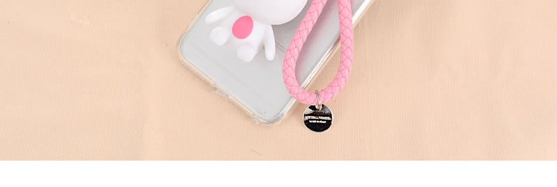 Sweet Pink Cartoon Rabbit Decorated Dots Descendants Of The Sun,Iphone 6 Plus