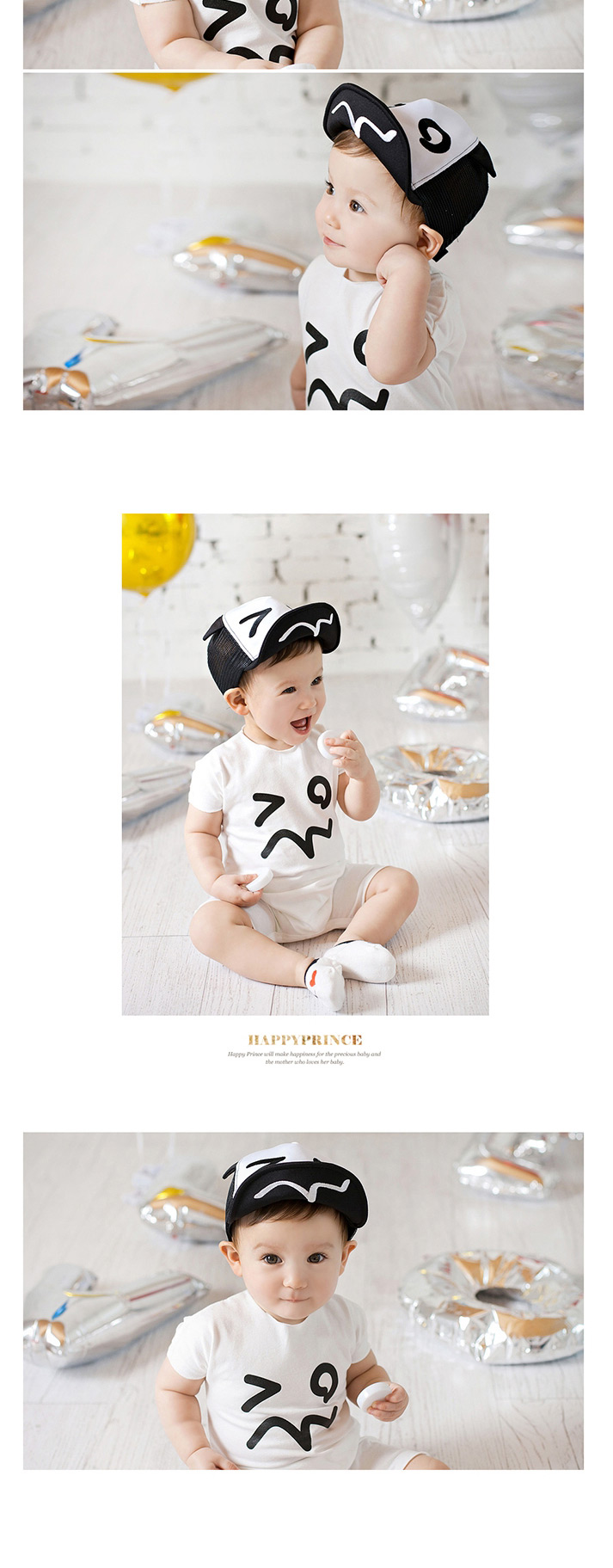 Lovely Black Eye Pattern Decorated Hollow Out Design,Children