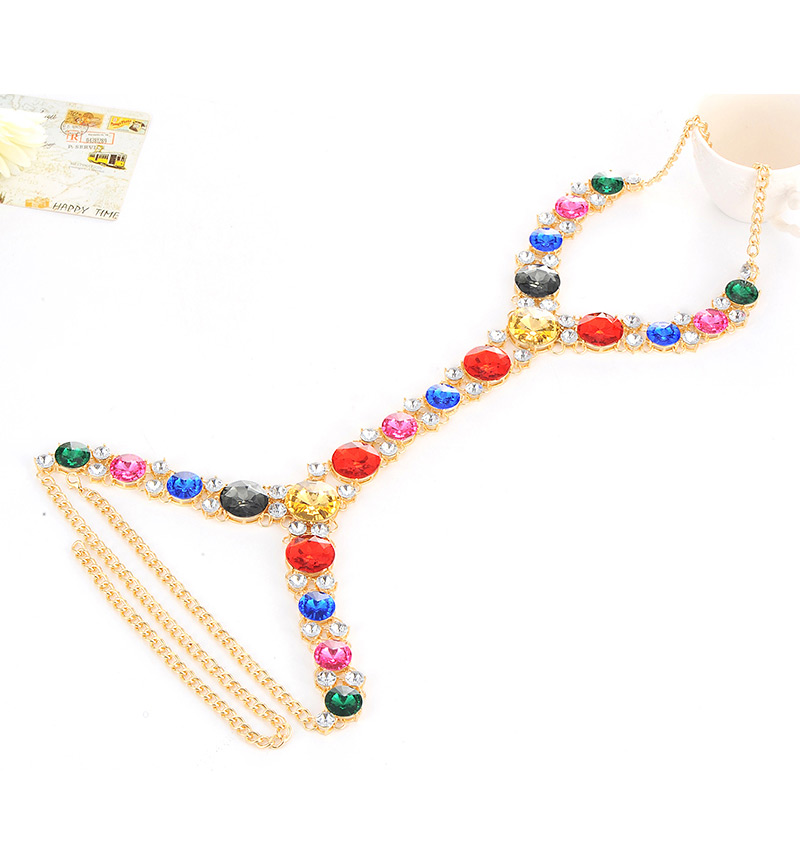 Fashion Multi-color Round Shape Diamond Decorated Simple Design,Body Piercing Jewelry