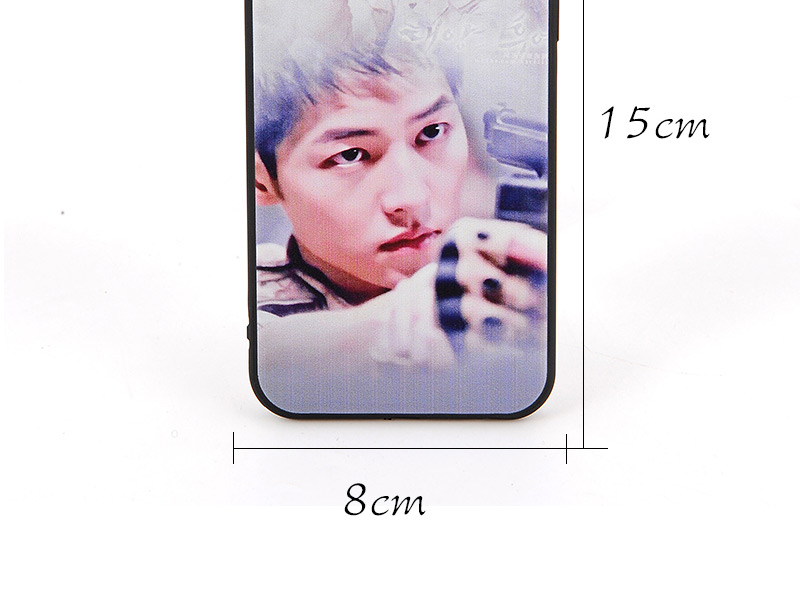 Fashion Gray Soldier Pattern Decorated Dots Descendants Of The Sun,Iphone 6