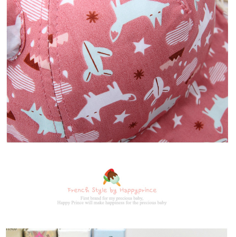 Cute Pink Cat Pattern Decorated Ear Shape Design,Children