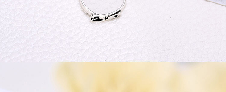 Retro Silver Color Metal Buckle Decorated Opening Ring,Fashion Rings