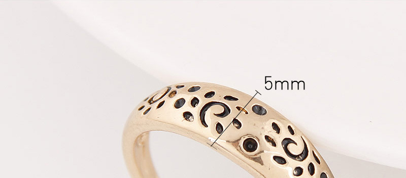 Vintage Gold Color Leopard Shape Decorated Simple Ring,Fashion Rings