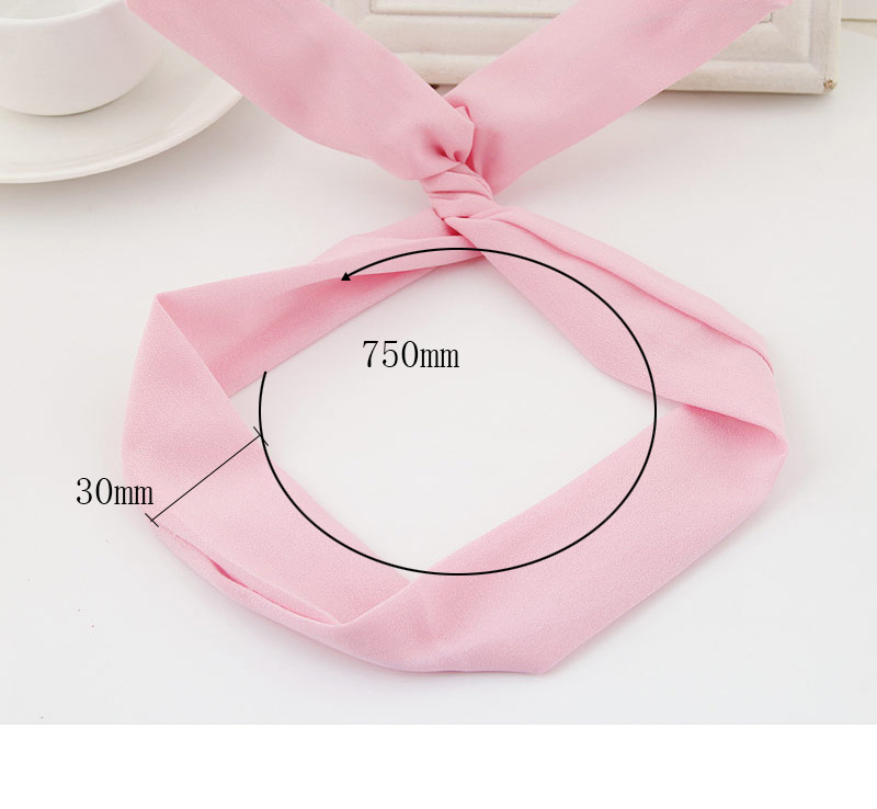 Sweet Pink Pure Color Decorated Bunny Ears Simple Hair Hoop&hair Band,Hair Ribbons