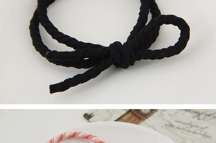Trendy Multi-color Zebra Pattern Decorated Double Layer Design Hairband,Hair Ring